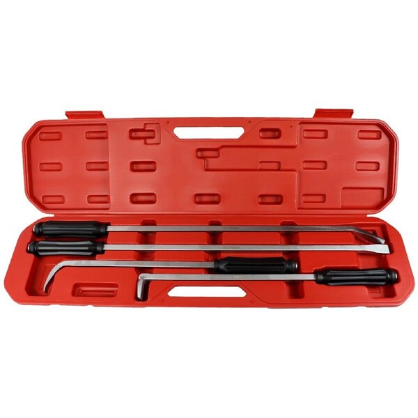 ProAm by KC Tools 4 Piece Offset Rolling Head and Straight Pry Bar Set - 08331