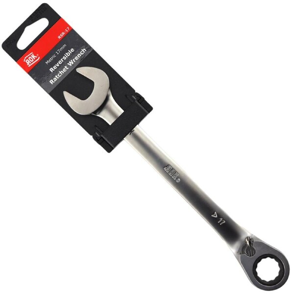 AOK by KC Tools 17mm Metric 72T Reversible Ratchet Wrench Spanner - RSR-17