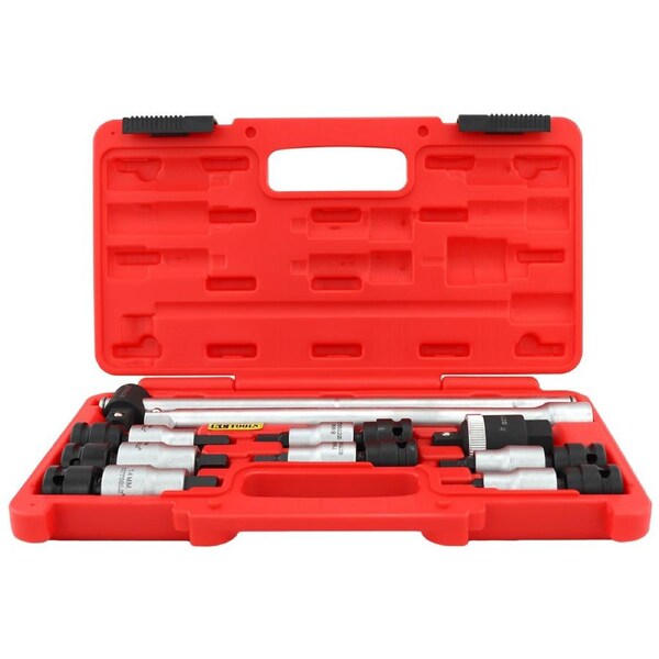 KC Tools 10 Piece 1/2" Drive Metric In-Hex Socket Bit Set 5mm - 14mm - A13372