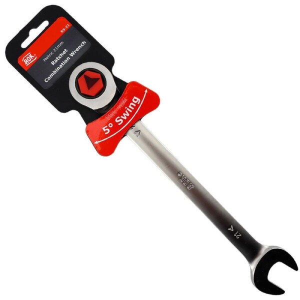 AOK by KC Tools 21mm 72T One Way Gear Ratchet Wrench Spanner - RS-21