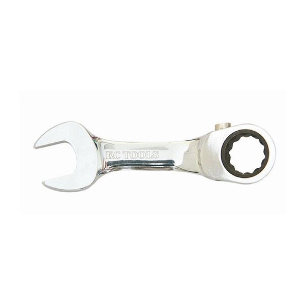 KC Tools 7/16" Reverse Stubby Gear Ratchet Wrench Spanner - A13763