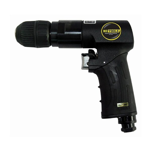 KC Tools 3/8" Reversible Air Drill with Keyless Chuck & Handle Exhaust - SM7955