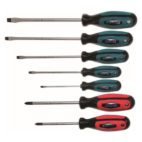 KC Tools 7 Piece Anti-Slip Screwdriver Set - 16300