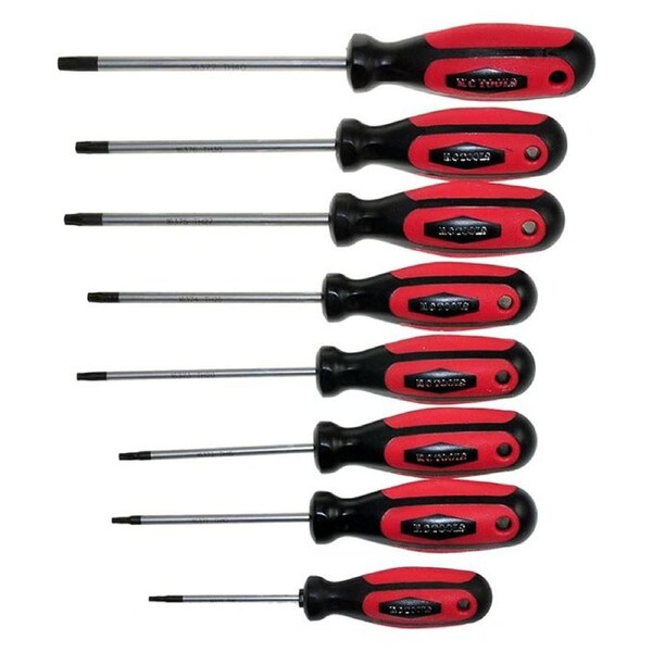 KC Tools 8 Piece Anti-Slip Tamperproof Screwdriver Set - 16306