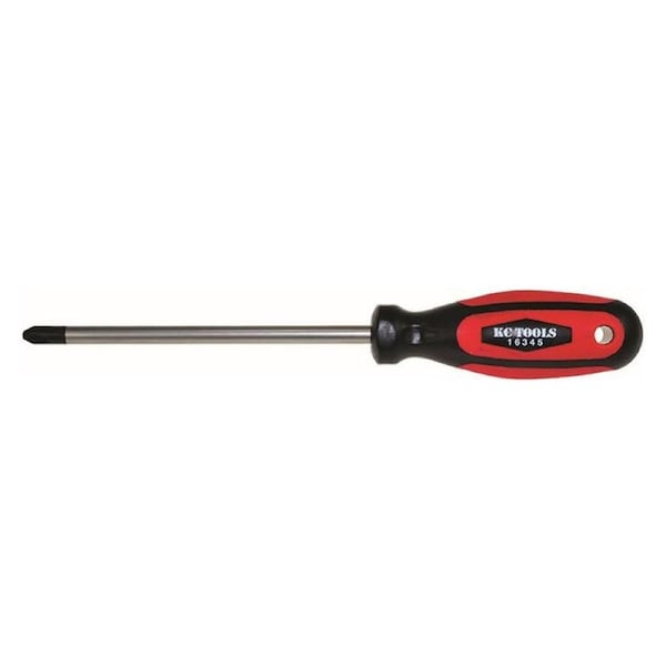 KC Tools No.2 x 100mm Anti-Slip Phillips Screwdriver - 16343