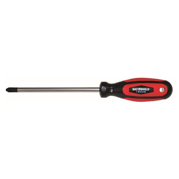 KC Tools No.2 x 25mm Anti-Slip Phillips Stubby Screwdriver - 16350