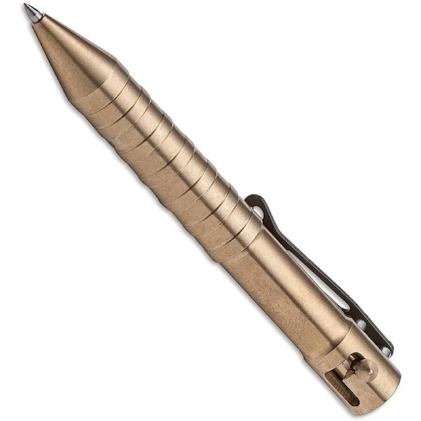 Boker Plus K.I.D. cal .50 Bolt Action Tactical Pen - Brass