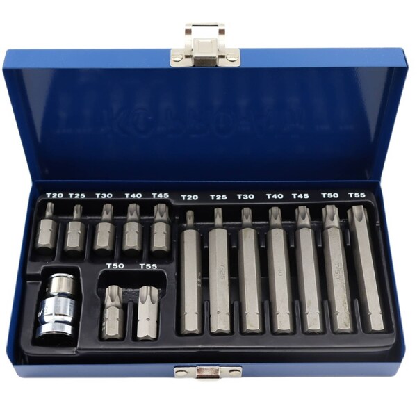 ProAm by KC Tools 15 Piece Star Bit Set - 10676