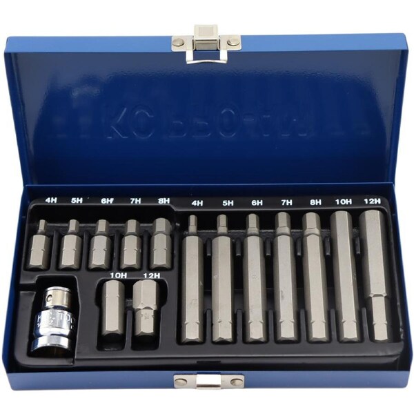 ProAm by KC Tools 15 Piece Hex Bit Set - 10674