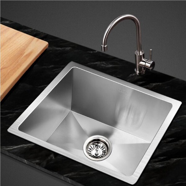 36X36CM Cefito Stainless Steel Sink Kitchen Basin Silver