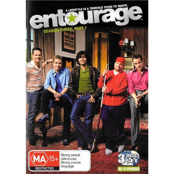 entourage Season 3 Part 1 - DVD Series Rare Aus Stock New Region 4