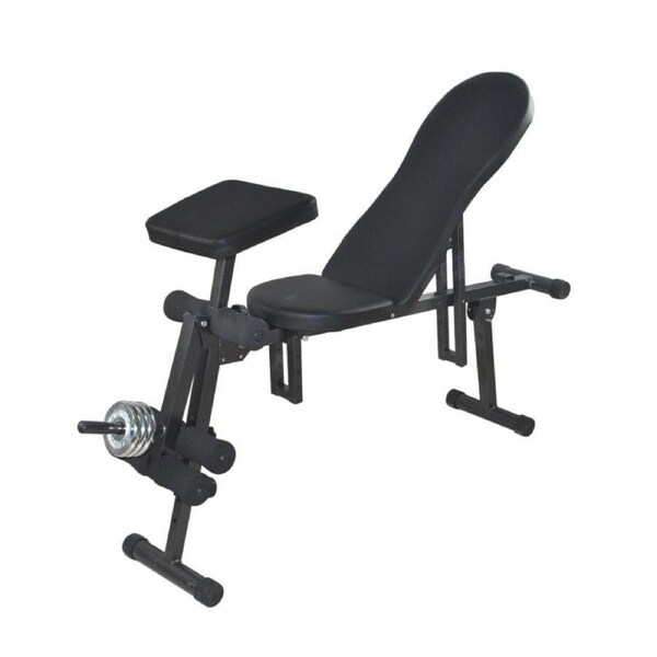 Fitness Master Adjustable Sit-Up Ab Bench Flat/Incline Home Gym Training Station