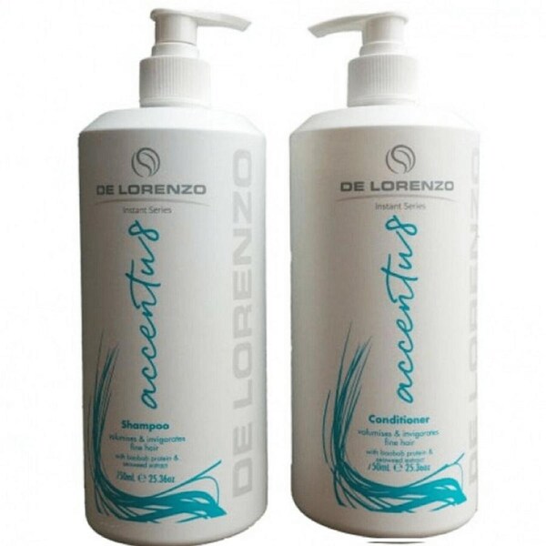 De Lorenzo Instant Accentu8 Shampoo & Conditioner 750ml