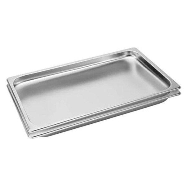 SOGA 2X Stainless Steel Gastronorm GN Pan Full Size 1/1 2cm Deep