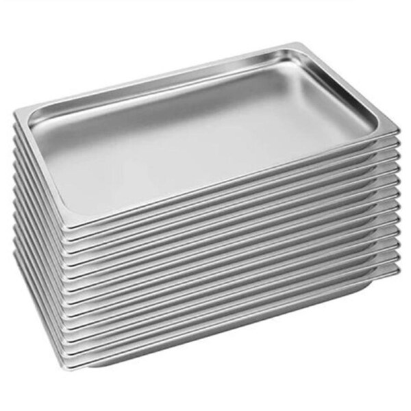 SOGA Stainless Steel Gastronorm GN Pan Full Size 1/1 2cm Deep
