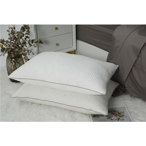 Twin Pack Luxury Comfort Hybrid Pillow