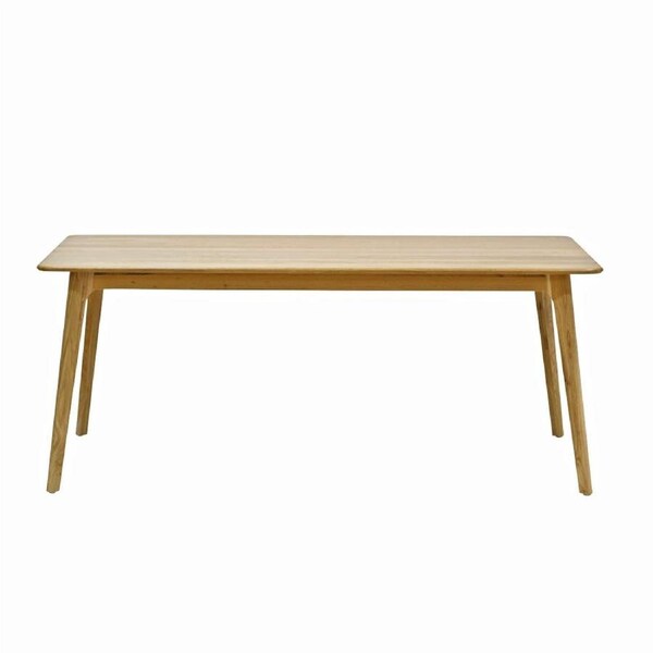 6IXTY Convair Scandinavian Oak Rectangular Dining Table - 180cm