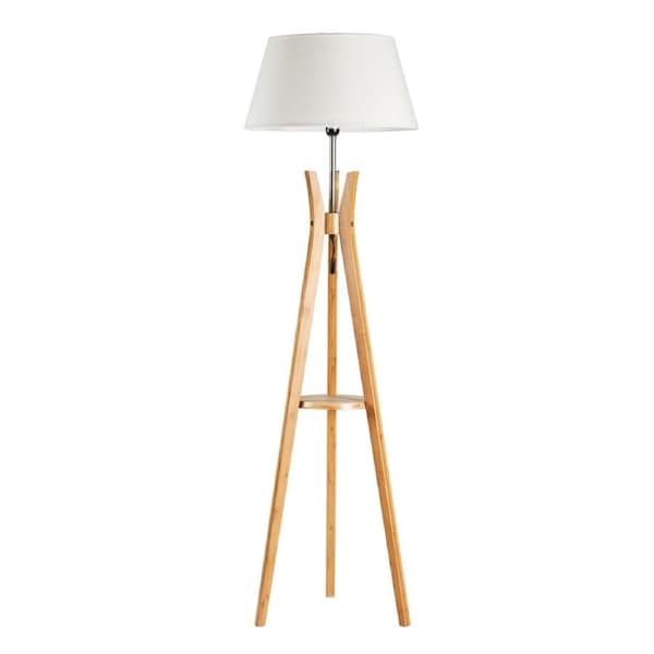 New Oriental Arrowhead Classic Tripod Floor Lamp - Natural