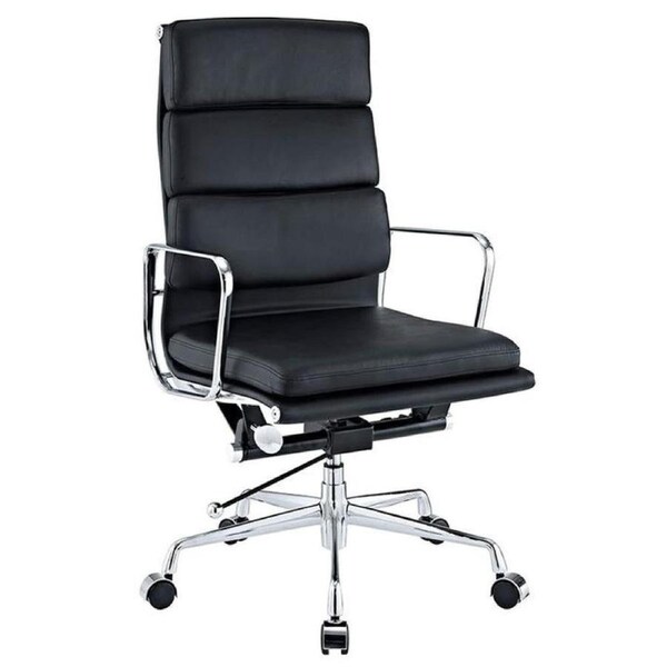 Eames Replica Soft Pad Management Office Chair - High Back - Black