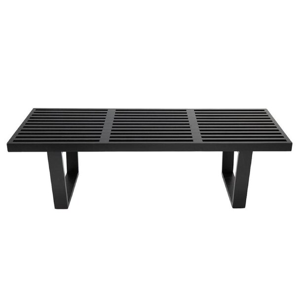 George Nelson Replica Platform Bench 122cm - Black