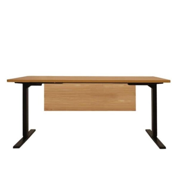 Lavery Electric Height Adjustable Office Desk - 150cm - Beech