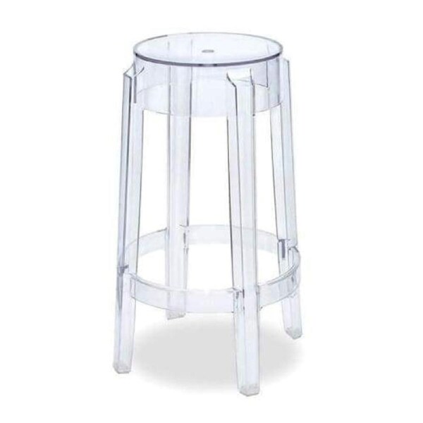 Philippe Starck Replica Charles Ghost Bar Stool - 66cm - Clear