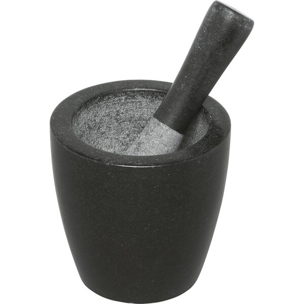 Avanti Conical Black Mortar And Pestle 13 x 13cm