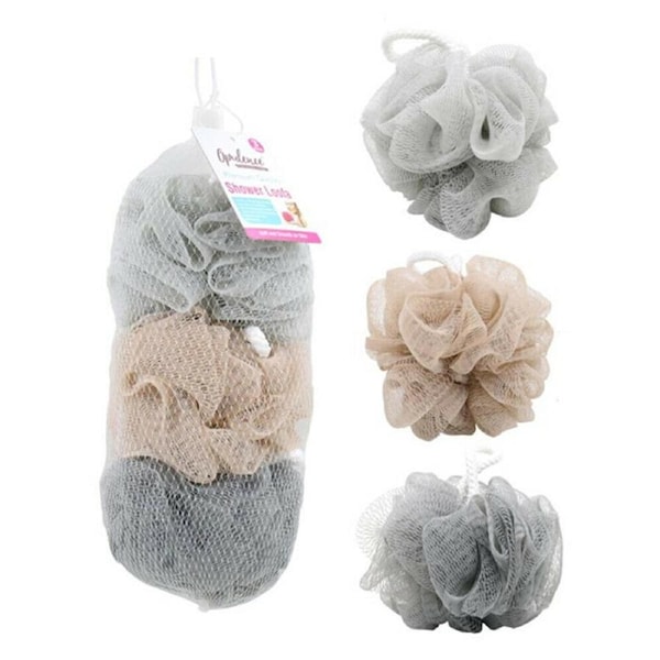 18 x Bath Puff Sponge Organza Chiffon Loofah Shower Mesh Foam Puffball Exfoliating