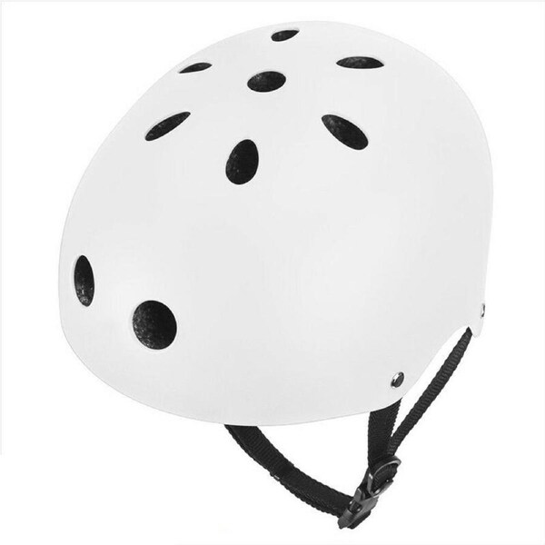 Bike & Skate Helmet Kids Adult Skateboard Professional Medium Size White