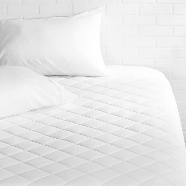 Fully Fitted Quilted Mattress Protector Topper Cover (King Size)