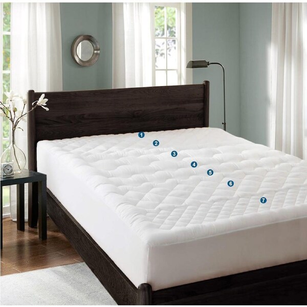 1200GSM 7-Zone Body Shape Comfort Mattress Topper King Single