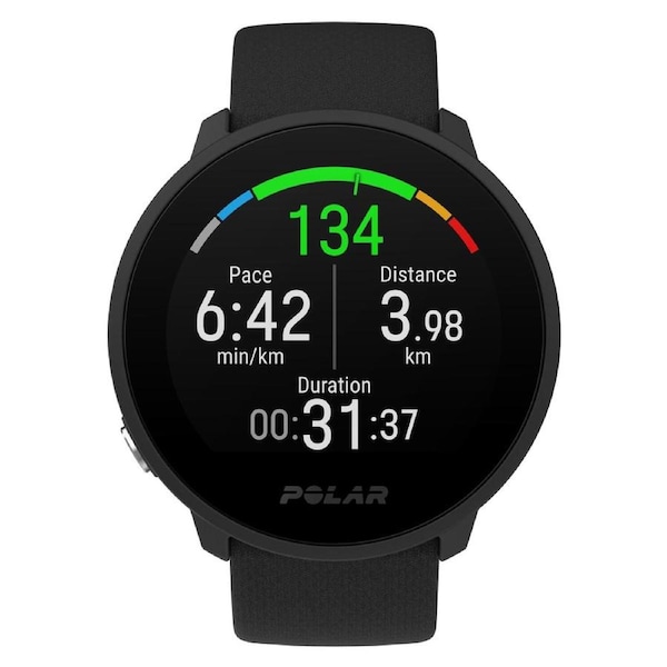 Polar Unite Fitness Watch - Black (Small / Large)