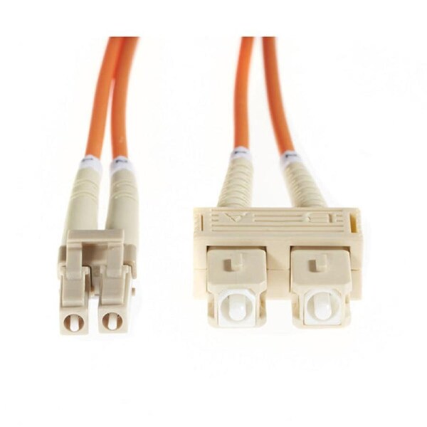 1M Lc Sc Om1 Multimode Fibre Optic Cable Orange