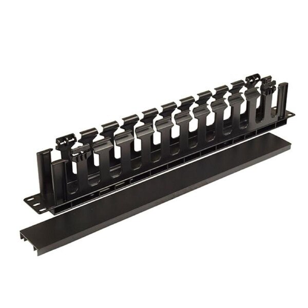 1Ru 19 Inch Cable Management Rail 12 Slot Deep