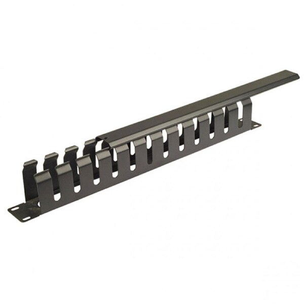 1Ru 19In Metal Cable Management Rail 12 Slot