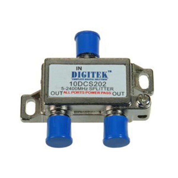 2 Way Splitter F Type 52400Mhz All Ports Power Pass