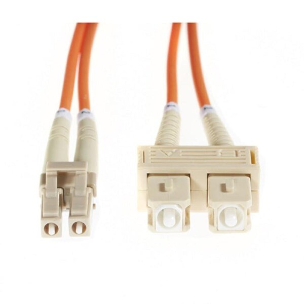 20M Lc Sc Om1 Multimode Fibre Optic Cable Orange