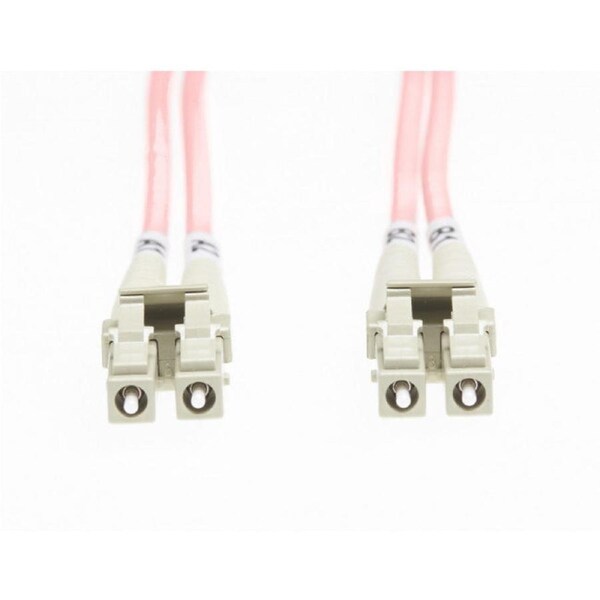 3m Lc-Lc Om1 Multimode Fibre Optic Cable Salmon Pink