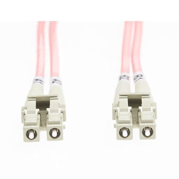 5M Lc Lc Om1 Multimode Fibre Optic Cable Salmon Pink