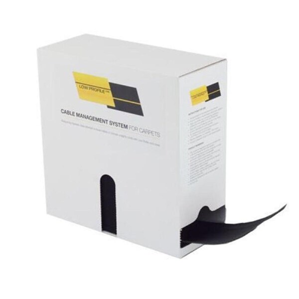 Cable Cover For Carpet Box Of 25M Black
