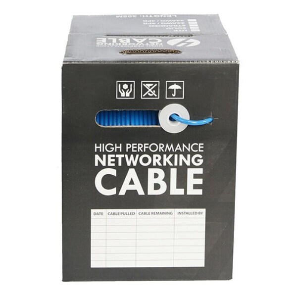 Cat 6 Lszh Lan Ethernet Cable 305M Reel Box Blue
