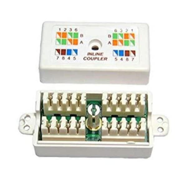 Cat5e Inline Coupler Punch Down