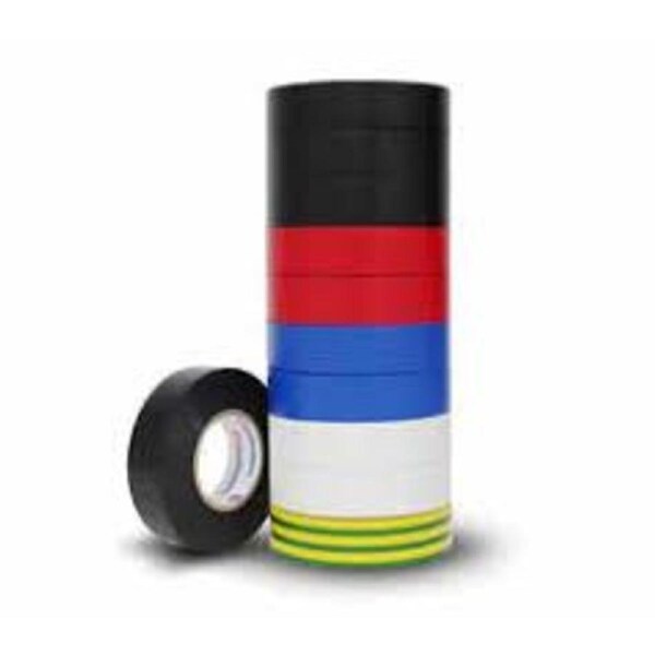 Electrical Insulation Tape Rainbow 10 Pack
