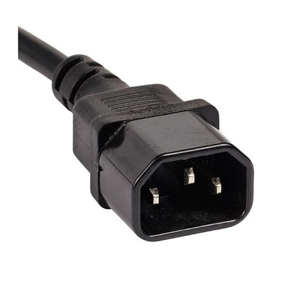 Iec C13 To C14 Power Cable Black 3M