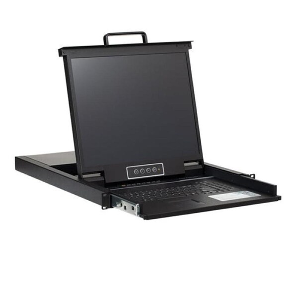 Kvm 1Ru Rackmount Switch With 19 Inch Monitor 8 Port Vga