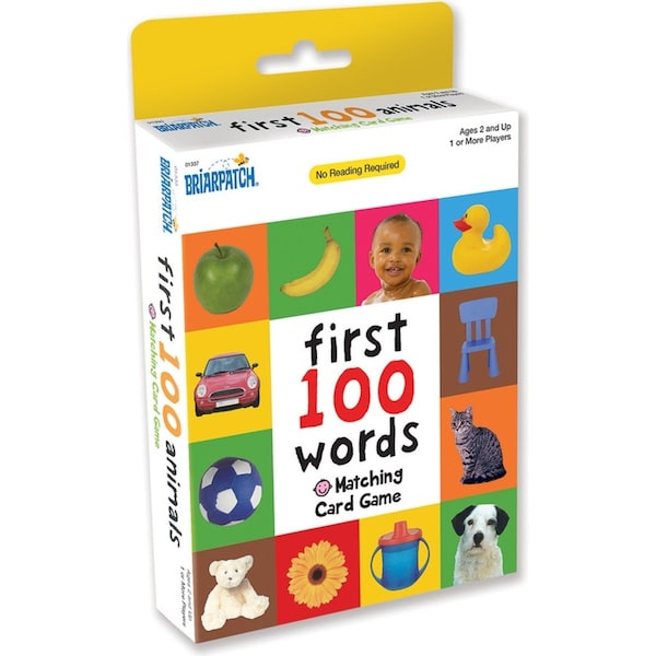 First 100 Words Matching Card Kids/Toddler Educational/Memory Game/Activity 2+