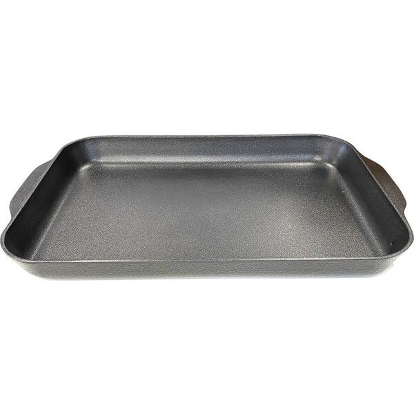 Extra large 43x30cm Non-Stick Shallow Roasting Pan/Oven Baking Tray w/Hanndle