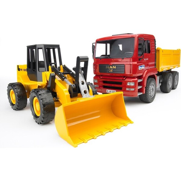 Bruder 1:16 73cm Man TGA Construction Truck w/Articulated Front Loader Toys 3y+