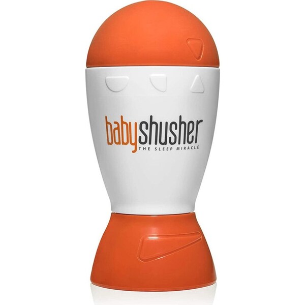 Baby Shusher Soothes Newborn Portable Rhythmic The Sleep Miracle w/Straps Orange