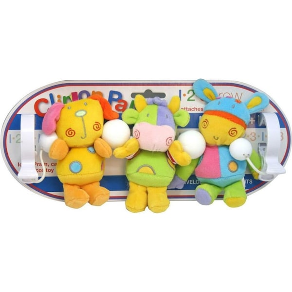 123 Grow Clip On Pals Toys Bugs Domestix for Baby/Newborn 0m+ Pram/Strollers/Car